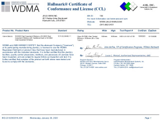 PR CERTIFICATE FL16109 R4 C CAC 130-H-766.03