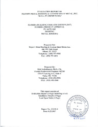 PR Instl Docs FL16179 R2 II EvaluationReportC2183 2