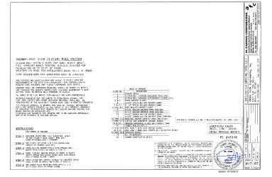 PR Instl Docs FL16196 R1 II SS - Series 2047 Alum. Curtain Wall System (SMI)-2017 DWG W17-87