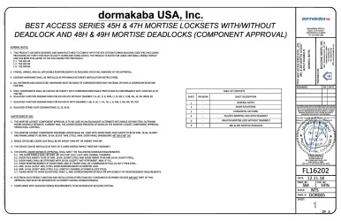 PR Instl Docs FL16202 R7 II DOR005 SS 2019-02-18