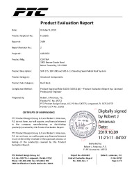 PR TECH DOCS FL16205 R3 AE PER 2189 REV2 418-0602 STANDING SEAM METAL ROOF SYSTEM APPENDICES SS