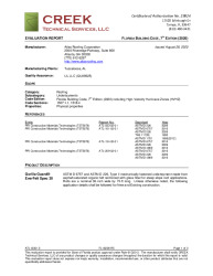 PR Instl Docs FL16226 R5 II ATL13001.5 2020 FBC Eval Underlayment final
