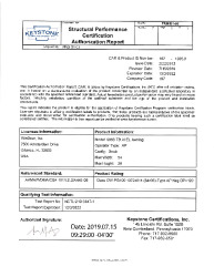 PR CERTIFICATE FL16242 R5 C CAC CERTIFICATION D