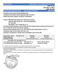 PR Instl Docs FL16296 R3 II FL 16296 Dixie Bldg Supplies- Roof Deck w-details-ss