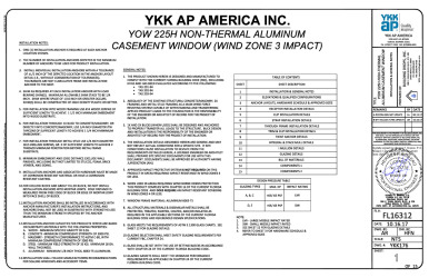 PR Instl Docs FL16312 R4 II YKK176 SS 2017-10-18