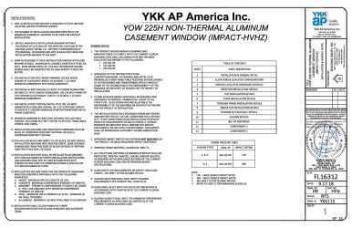 PR Instl Docs FL16312 R5 II YKK115 SS 2018-10-13