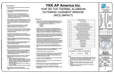 PR Instl Docs FL16312 R7 II YKK153 SS 2020-07-27