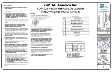 PR Instl Docs FL16314 R7 II YKK111 SS 2019-06-17