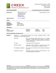 PR Instl Docs FL16342 R2 II DRX13004.2 2017 FBC Evaluation Report MetShield FINAL