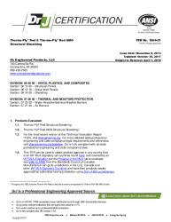 PR CERTIFICATE FL16391 R2 C CAC 170925 TER 1004 01 TPLY RED FL PRODUCT APPROVAL