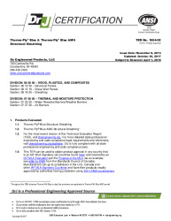 PR CERTIFICATE FL16391 R2 C CAC 171030 TER 1004 02 TPLY BLUE FL PRODUCT APPROVAL