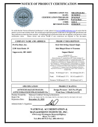 PR CERTIFICATE FL16401 R11 C CAC NI011593.06-R2