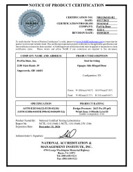 PR CERTIFICATE FL16401 R12 C CAC NI011565.02-R2