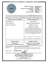 PR CERTIFICATE FL16401 R12 C CAC NI011572.05-R5