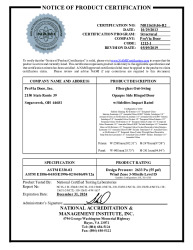 PR CERTIFICATE FL16401 R12 C CAC NI011610.06-R2