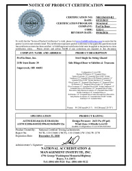 PR CERTIFICATE FL16401 R7 C CAC NI011565.05-R2