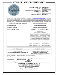 PR CERTIFICATE FL16401 R9 C CAC NI011572.36-R2