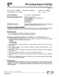 PR TECH DOCS FL16453 R4 AE SC LISTING REPORT - BARRICADE ROOFPRO UDL 1627(B) SIGNED 18DEC2018
