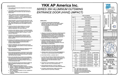 PR Instl Docs FL16554 R10 II YKK020 SS 2021-10-11