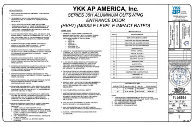 PR Instl Docs FL16554 R10 II YKK157 SS 2020-07-26