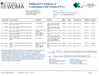 PR CERTIFICATE FL16577 R3 C CAC CCL 11209