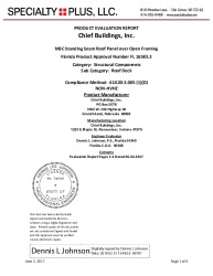 PR TECH DOCS FL16583 R3 AE MSC EVALUATION REPORT