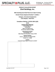 PR TECH DOCS FL16583 R3 AE MSC (HVHZ) EVALUATION REPORT