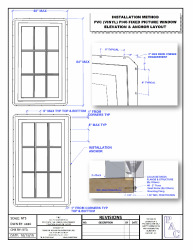 PR Instl Docs FL16614 R2 II Installation Method PVC Vinyl PI46 Picture Window