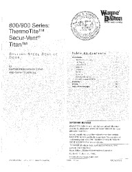 PR INSTL DOCS FL16628 R2 II WD INSTALLATION INSTRUCTIONS, SERVICE DOOR