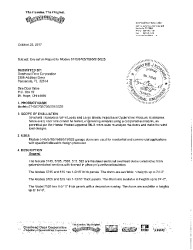 PR TECH DOCS FL16798 R3 AE OHD 5745 FBC EVAL 092917S