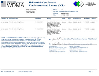 PR CERTIFICATE FL16809 R6 C CAC CCL 411-H-1463.66-67