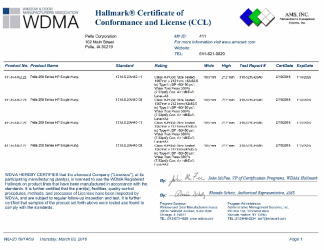 PR CERTIFICATE FL16812 R6 C CAC CCL- PEL-H-1462