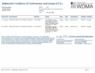 PR CERTIFICATE FL16812 R3 C CAC CCL 411-H-1462.00 .01