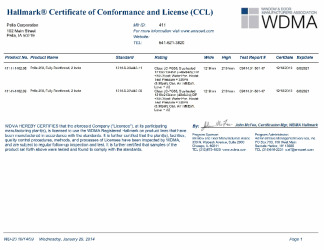 PR CERTIFICATE FL16812 R4 C CAC CCL 411-H-1462.08 .09