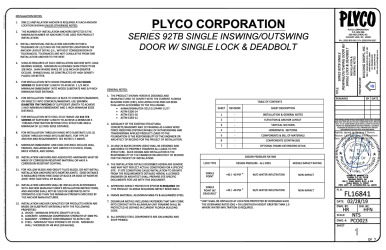 PR Instl Docs FL16841 R3 II PCO023 SS 2019-09-11