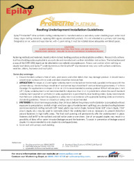 PR INSTL DOCS FL16850 R5 II EPILAY-PROTECTITE-PLATINUM-INSTALLATION-INSTRUCTIONS