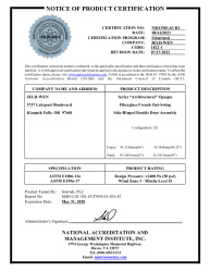 PR CERTIFICATE FL16904 R18 C CAC NI013981.63-R1