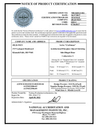 PR CERTIFICATE FL16904 R4 C CAC NI013685.15-R1