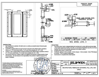 PR INSTL DOCS FL16904 R7 II ARCH FG OS GLZ B2B WZ3 FBC 72X96 SS 2018-07-23