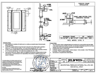 PR Instl Docs FL16904 R15 II ARCH FG OS GLZ HDS OXO B2B WZ3 FBC 72x80 SS 2018-07-23