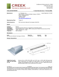 PR Instl Docs FL16918 R3 II LVT14001.3c 2020 FBC Eval Flat Top Off-Ridge Vent final