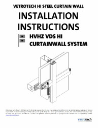 PR INSTL DOCS FL16923 R3 II VDS HI CURTAINWALL2014C