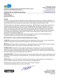 PR Instl Docs FL16939 R2 II NOA 13102211 Geogard C-A-C
