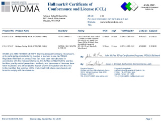 PR CERTIFICATE FL16944 R4 C CAC CCL 13086