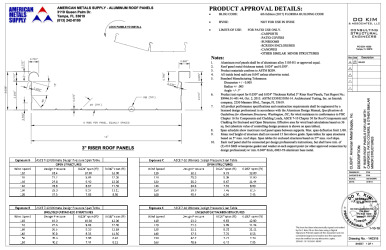 PR Instl Docs FL16952 R2 II 2017 FBC AMS 3 Inch Riser Pan Install Dwg
