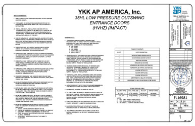 PR Instl Docs FL16981 R5 II YKK032 SS 2020-08-25