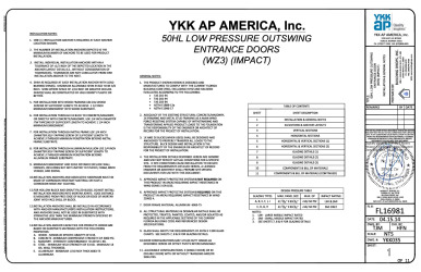 PR Instl Docs FL16981 R5 II YKK035 SS 2020-08-27
