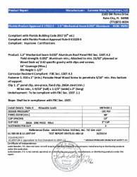 PR Instl Docs FL17022 R7 II FL 17022.4 MECHANCIAL SEAM ALUMINUM ssr
