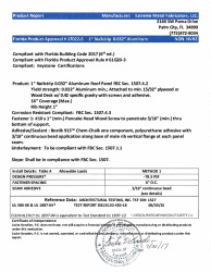 PR Instl Docs FL17022 R7 II FL 17022.6  1.0 NAIL STRIP 0.032 ALUM ssr