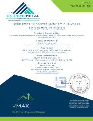 PR Instl Docs FL17022 R8 II 26ga VMAX plywood